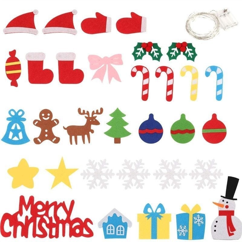 🎁DIY-set voor een kerstboom van vilt
