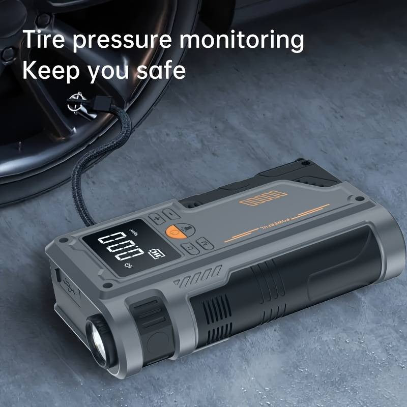 7-in-1 auto-starter met 150 PSI-compressor en USB-C