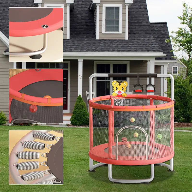 Trampolino regolabile per bambini piccoli
