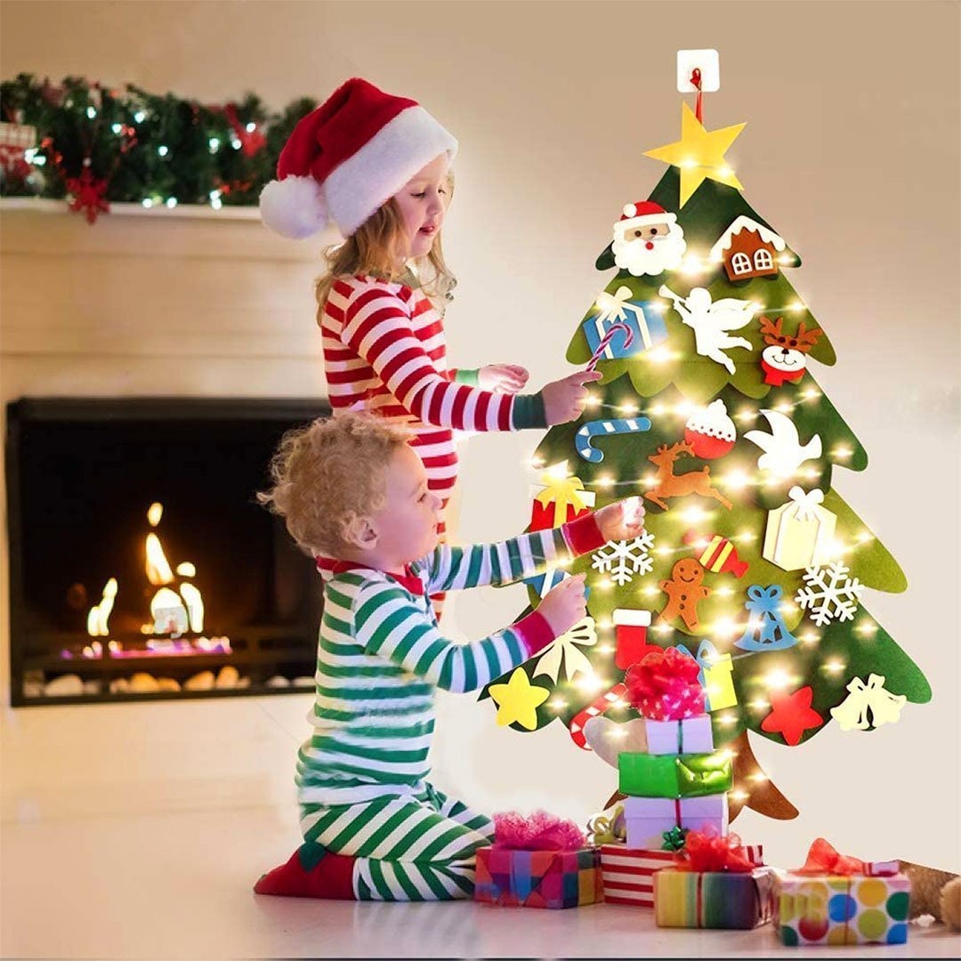 🎁DIY-set voor een kerstboom van vilt