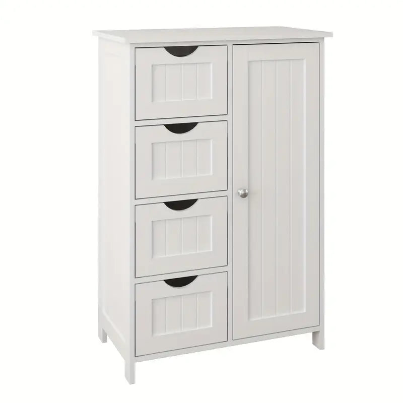 1 pz. Moderno armadio in legno bianco