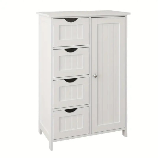 1 pz. Moderno armadio in legno bianco