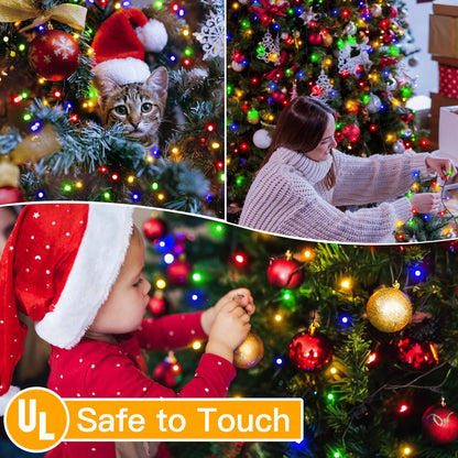 Waterproof Christmas Tree Waterfall Lights with Ring