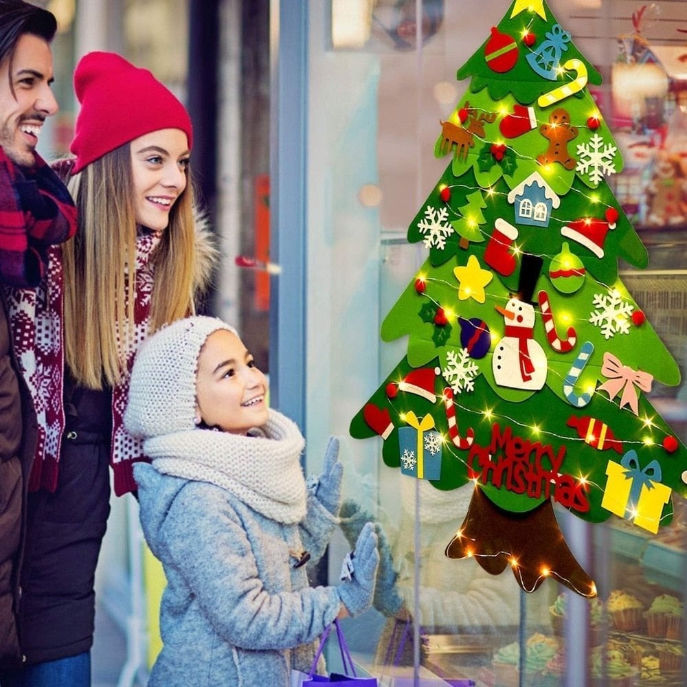 🎁DIY-set voor een kerstboom van vilt