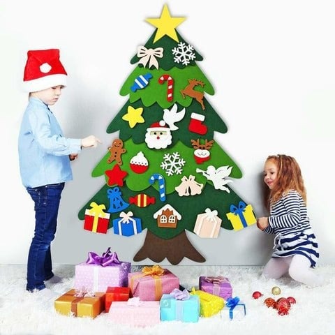🎁DIY-set voor een kerstboom van vilt