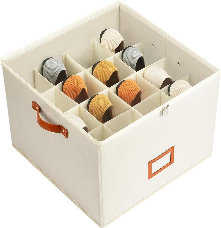 Stoffen schoenenrek opbergdoos
