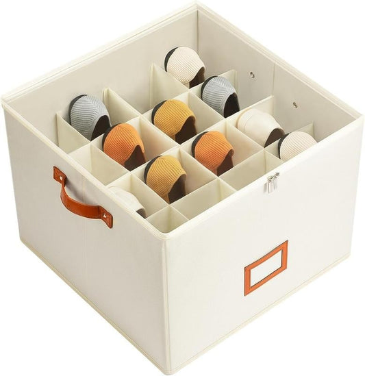 Stoffen schoenenrek opbergdoos