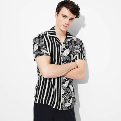 Heren Resort Shirt met Korte Mouwen