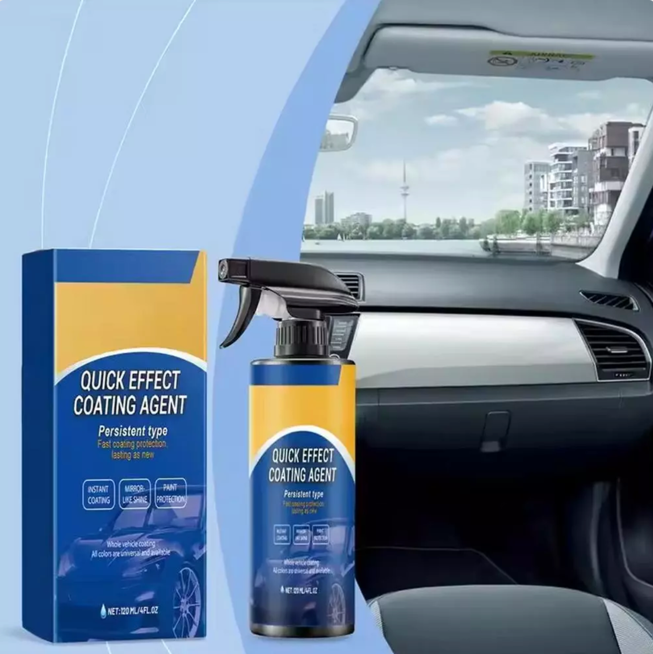 CrystalCoat™️ - De snelste manier om je auto er als nieuw uit te laten zien | 1+1 gratis
