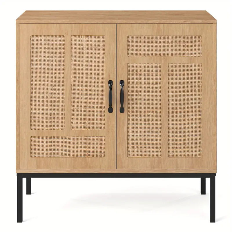 Armoire de rangement Boho en rotin