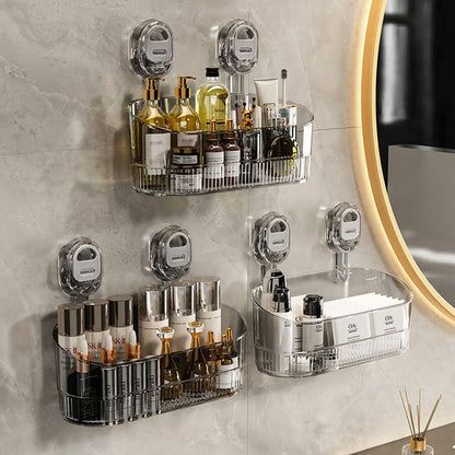 C-Contenitore da bagno con ventosa senza foratura