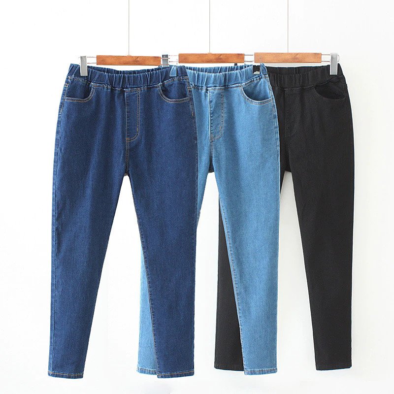 Hoge taille jeans voor dames