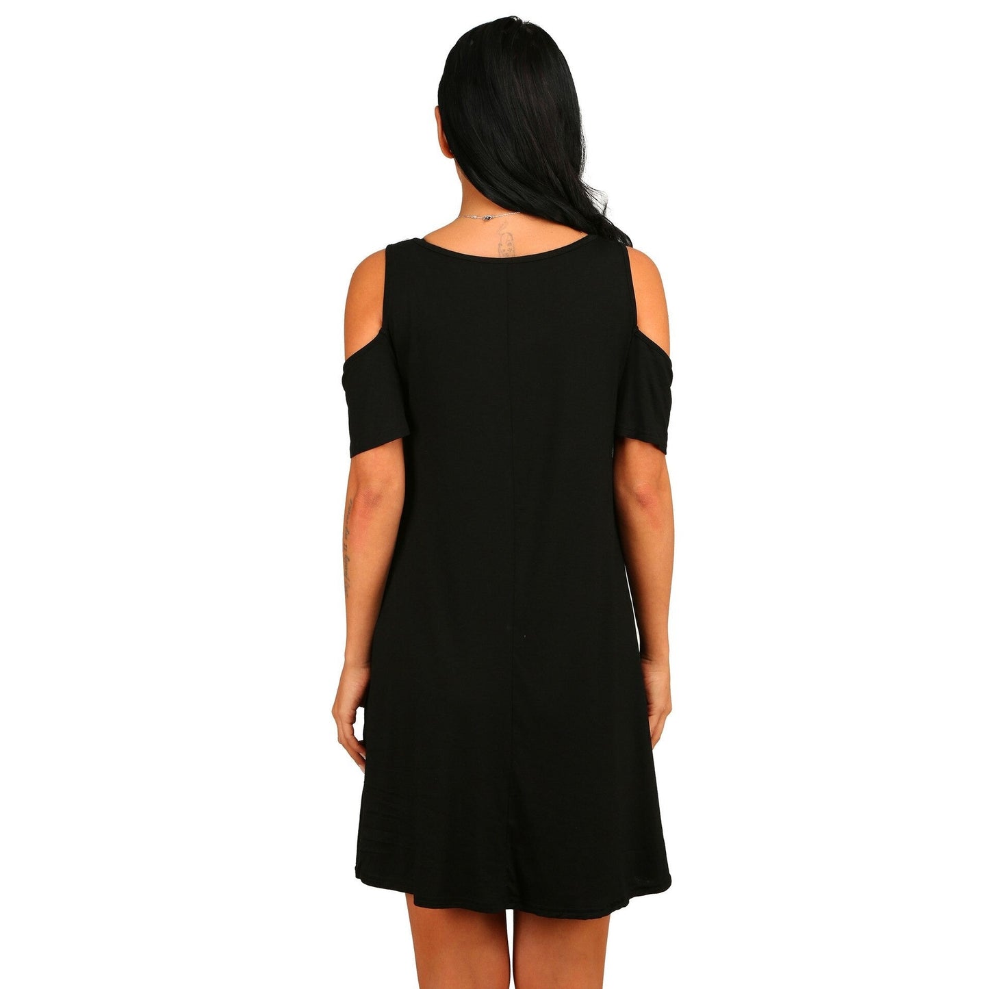 Dames zomerjurk off shoulder